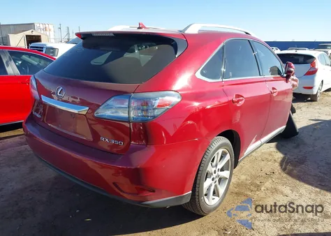 2010 Lexus Rx 350 z USA, uszkodzony, nr VIN JTJBK1BA8A2407629